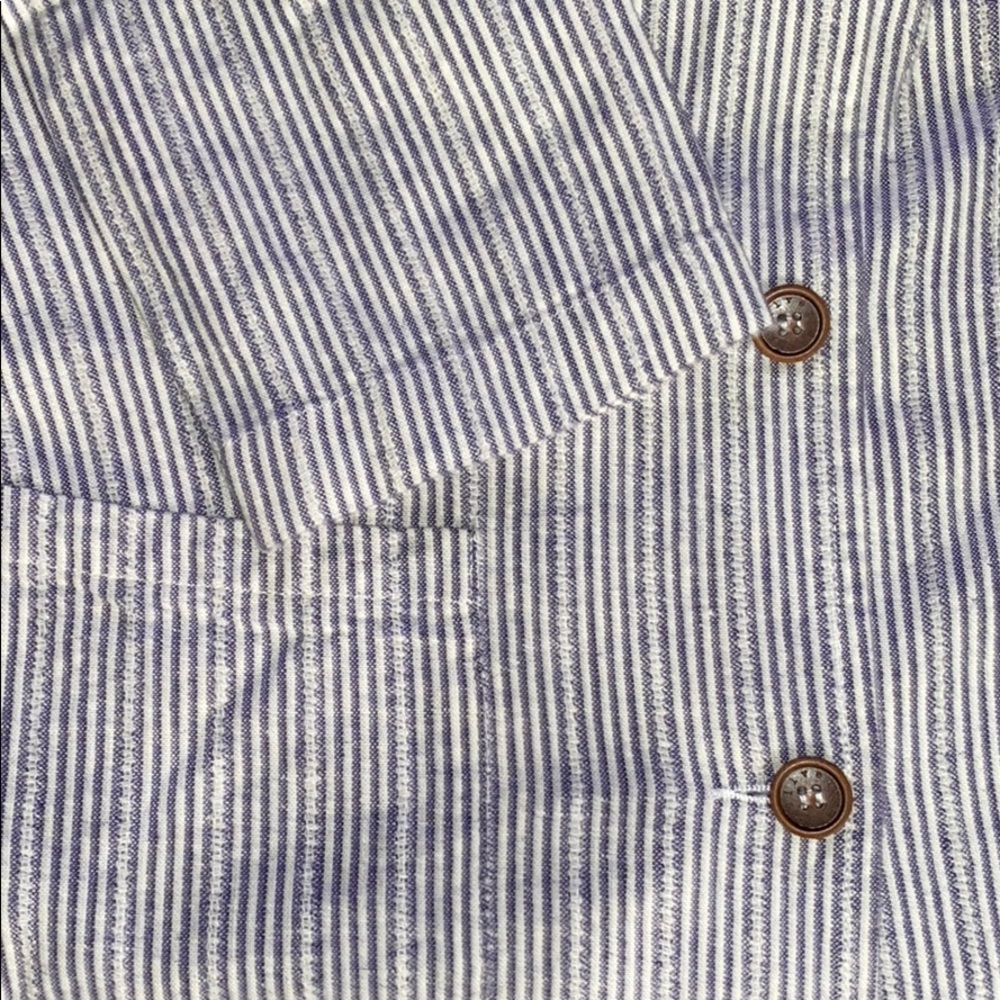 🔥Quiksilver Pool Stripe Hooded Blazer - NWT - Picture 5 of 8